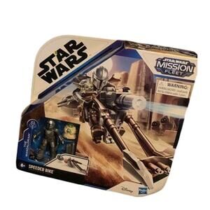 1 Set Star Wars Mission Fleet Speeder Bike The Child Battle For The Bounty